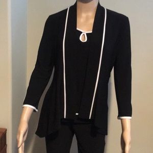 Joseph Ribkoff tank and cardigan